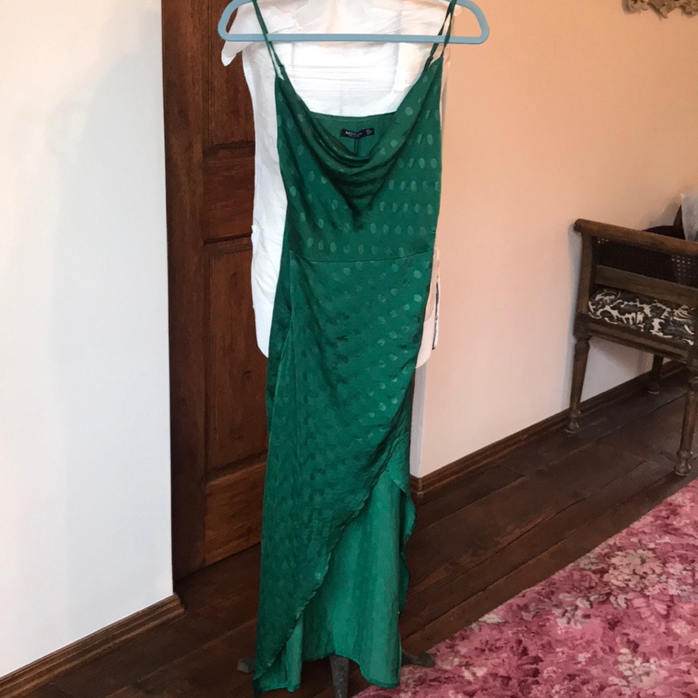 Nasty Gal slip wrap dress